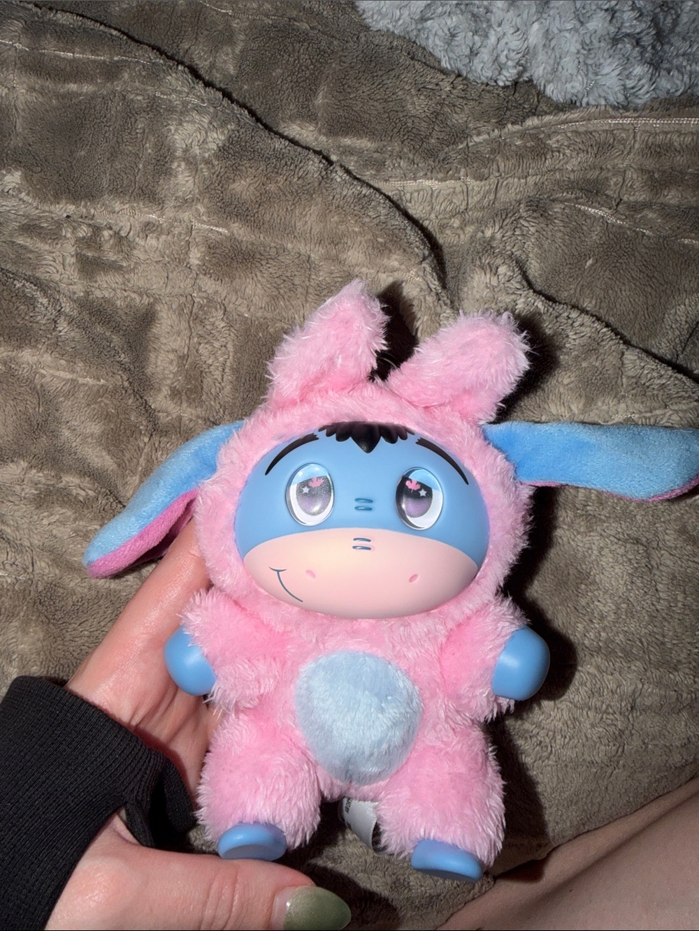 Disney Pink and Blue Plush Bunny Character